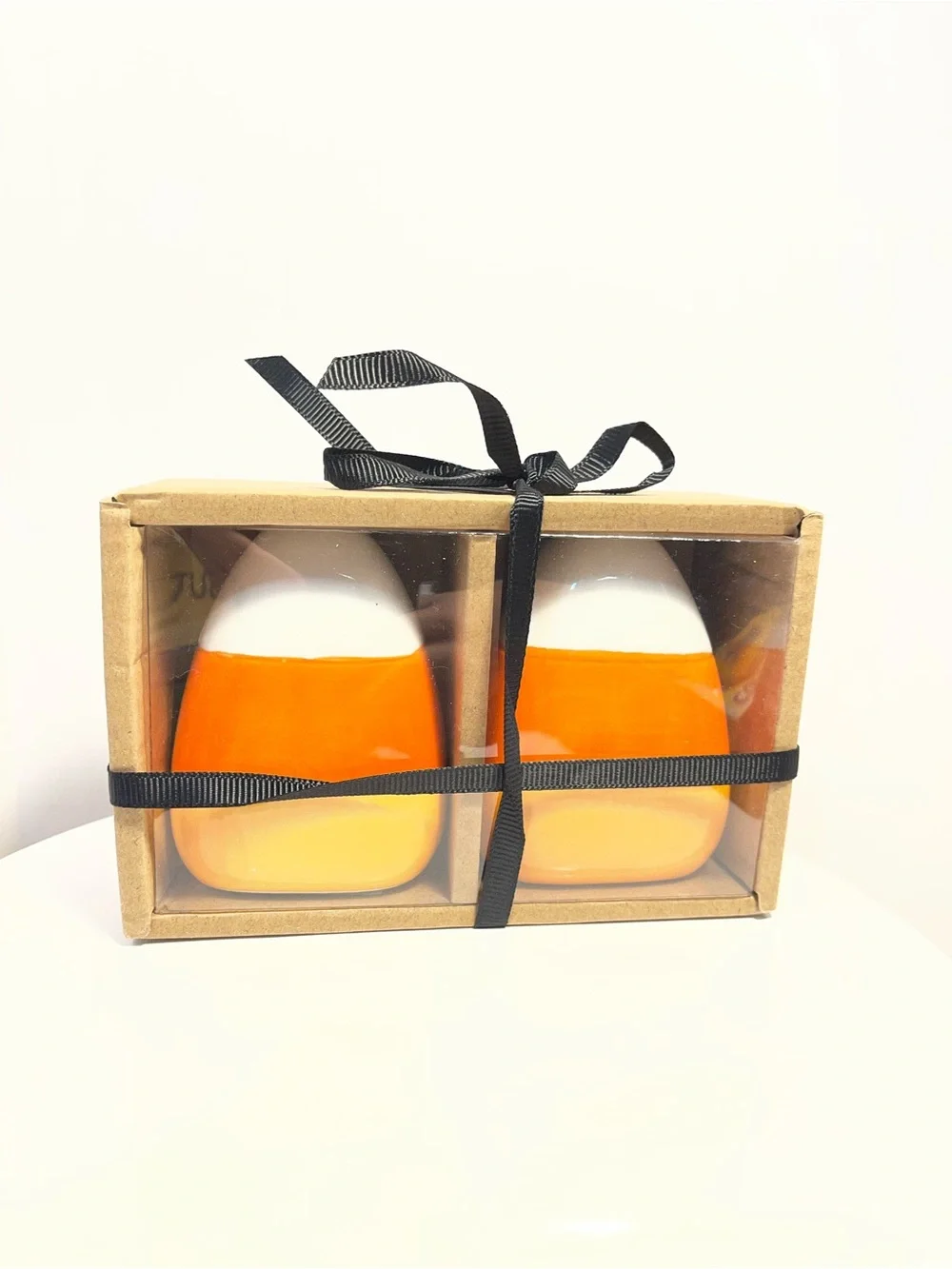 Halloween Candy Corn Salt & Pepper Shakers - NWT **